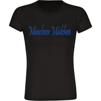 Multifanshop Kinder T-Shirt - München blau - Münchner Mädchen