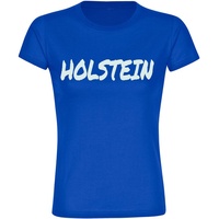 Multifanshop Damen T-Shirt - Holstein - Textmarker - Druck