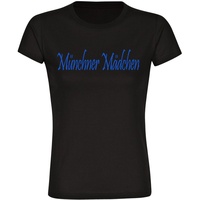 Multifanshop Kinder T-Shirt - München blau - Münchner Mädchen