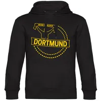 Multifanshop Hoodie Dortmund Meine Fankurve Schwarz L