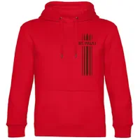 Multifanshop St. Pauli Hoodie 2023 rot Herren Gr. S