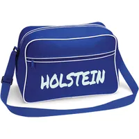 Multifanshop Retrotasche - Holstein - Textmarker - Druck weiß