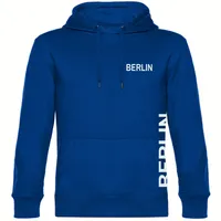 Multifanshop Kapuzensweatshirt Berlin Blau L
