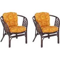 Home Affaire Rattanstuhl »Rattansessel«, im 2er-Set aus Rattan und