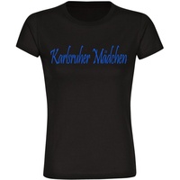 Multifanshop Damen T-Shirt - Karlsruhe - Karlsruher Mädchen -