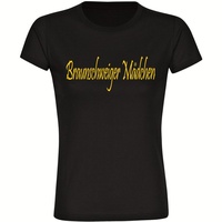 Multifanshop Damen T-Shirt - Braunschweig - Braunschweiger Mädchen -