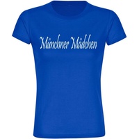 Multifanshop Kinder T-Shirt - München blau - Münchner Mädchen