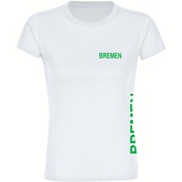 Multifanshop Damen T-Shirt - Bremen - Brust & Seite
