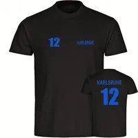 Multifanshop Herren T-Shirt - Karlsruhe - Trikot Nummer 12