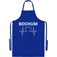 Multifanshop Grillschürze Bochum Größe M blau