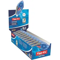 BIC Tipp-Ex Korrekturroller Soft Grip, Korrekturmaus, 10m x 4.2mm,