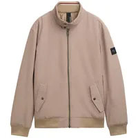 Tom Tailor Herren Jacke mit Stehkragen, braun, Uni, Gr.