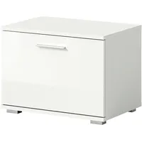 Inn.furn Sitzbank weiß Hochglanz 55 cm mit Stauraum Grazie