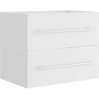 VidaXL Waschbeckenunterschrank Weiß 60x38,5x48 cm Holzwerkstoff