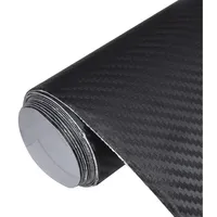VidaXL Autofolien 2 Stk. 3D Schwarz 100x150 cm+50x150 cm