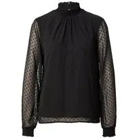 VILA Bluse Dobby schwarz - S