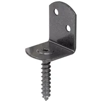 GAH Alberts Duravis Flechtzaunhalter L-Form Schwarzdiamant Duplexbesch. 83/32 x