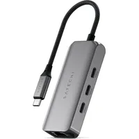 Satechi USB-C 4-Port Hub mit 2.5 Gigabit Ethernet Space