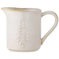 Bloomingville Milchkännchen Winter Weiß mit Tannenbaum 145 ml