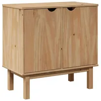 VidaXL Badschrank OTTA 35x30x90 cm Massivholz Kiefer