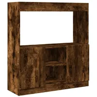 VidaXL Highboard Räuchereiche 92x33x100 cm Holzwerkstoff