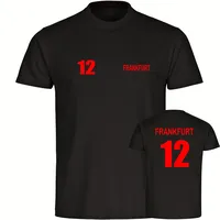 Multifanshop Kinder T-Shirt - Frankfurt - Trikot Nummer 12