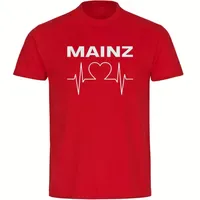 Multifanshop Mainz T-Shirt 2024 rot Kinder Gr. 164