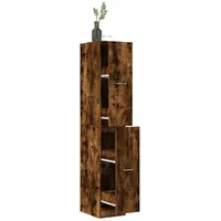 VidaXL Apothekerschrank Räuchereiche 30x41x174,5 cm Holzwerkstoff