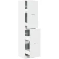 VidaXL Apothekerschrank Weiß 40 x 41 x 174,5 cm
