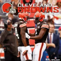 Turner Licensing Cleveland Browns 2025 12x12 Team Wall Calendar