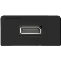 Kindermann 7457 000 588. Buchsen-Typ: DisplayPort. Produktfarbe: Anthrazit, Gehäusematerial:
