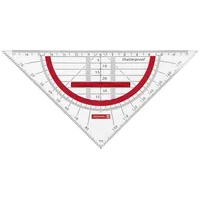 Brunnen 104975923 Geometrie-Dreieck Colour Code (für Schule und Büro,