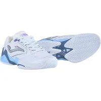 Joma Tennisschuhe Set Lady 2402 Clay/Sandplatz weiss/blau Damen