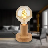 Briloner - Tischlampe mit Kabelschalter, Retro, Vintage, E27, max.