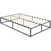 ML-Design Metallbett 120x200 cm auf Stahlrahmen mit Lattenrost Anthrazit