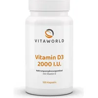 VITA-WORLD Vitamin D3 2000 i.E. Kapseln