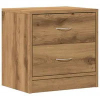 VidaXL Nachttisch Artisan-Eiche 40x30x40 cm Holzwerkstoff