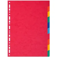 Exacompta 1410E DIN A4 10teilig blanko farbig