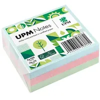 Upm notes Pastellmix Haftnotizen doppelte Haftung farbsortiert, 3 Blöcke