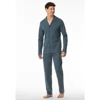 SCHIESSER Pyjama Fine Interlock in Blau | Gr.: 58