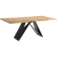 Sam Esstisch Baumkante Massiv Akazie naturfarben 175 x 90