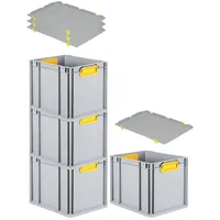 Proregal Eurobox NextGen Color mit Auflagedeckel & Schiebeschnappverschlüsse HxBxT