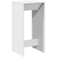 VidaXL Bartisch Weiß 51x50x103,5 cm Holzwerkstoff