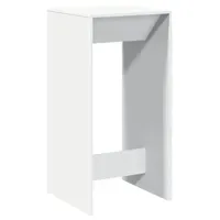 VidaXL Bartisch Weiß 51x50x103,5 cm Holzwerkstoff