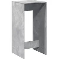 VidaXL Bartisch Betongrau 51x50x103,5 cm Holzwerkstoff