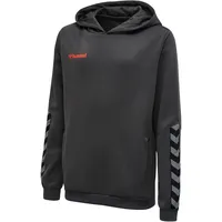Hummel Authentic Polyester Hoodie Kinder asphalt 176