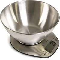 Melchioni Graal Bilancia Präzise Edelstahl-Küchenwaage mit Tara-Funktion