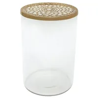LaLe Living Vase, Gold, Glas 15.5 cm Dekoration, Vasen,