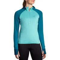 Brooks Damen Notch Thermal Hoodie 2.0 blau