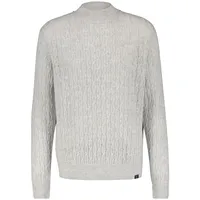 Lerros Cable-Strickpullover mit Turtleneck", - Broken White melange), -